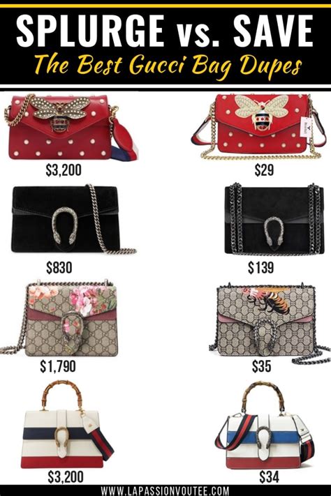 the best designer dupes on amazon gucci|gucci knock off purse.